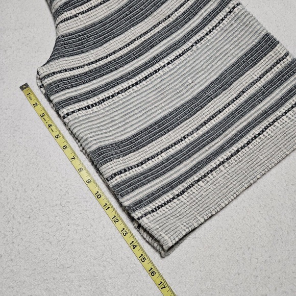 Anthropologie Laura Siegel Ellison Culotte Pants Sz S Stripped‎ Textured Pull On - Picture 12 of 13